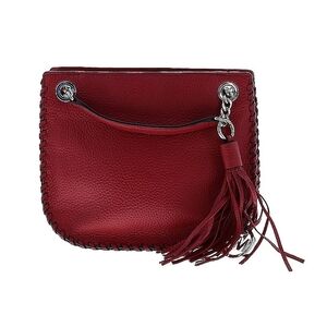 Michael Kors Red Leather Shoulder Bag